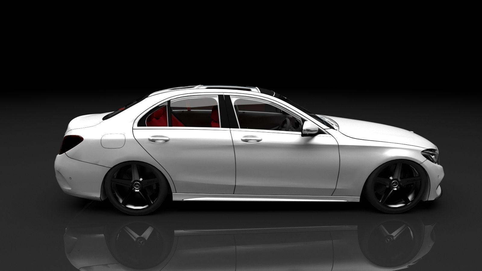Mercedes C Class Premium Sedan 3D model_4