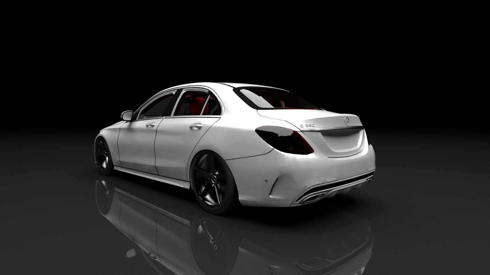 Mercedes C Class Premium Sedan 3D model_2