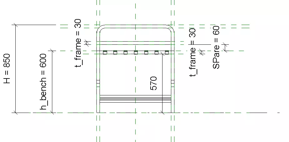 Bench folding chair Free 3D print model