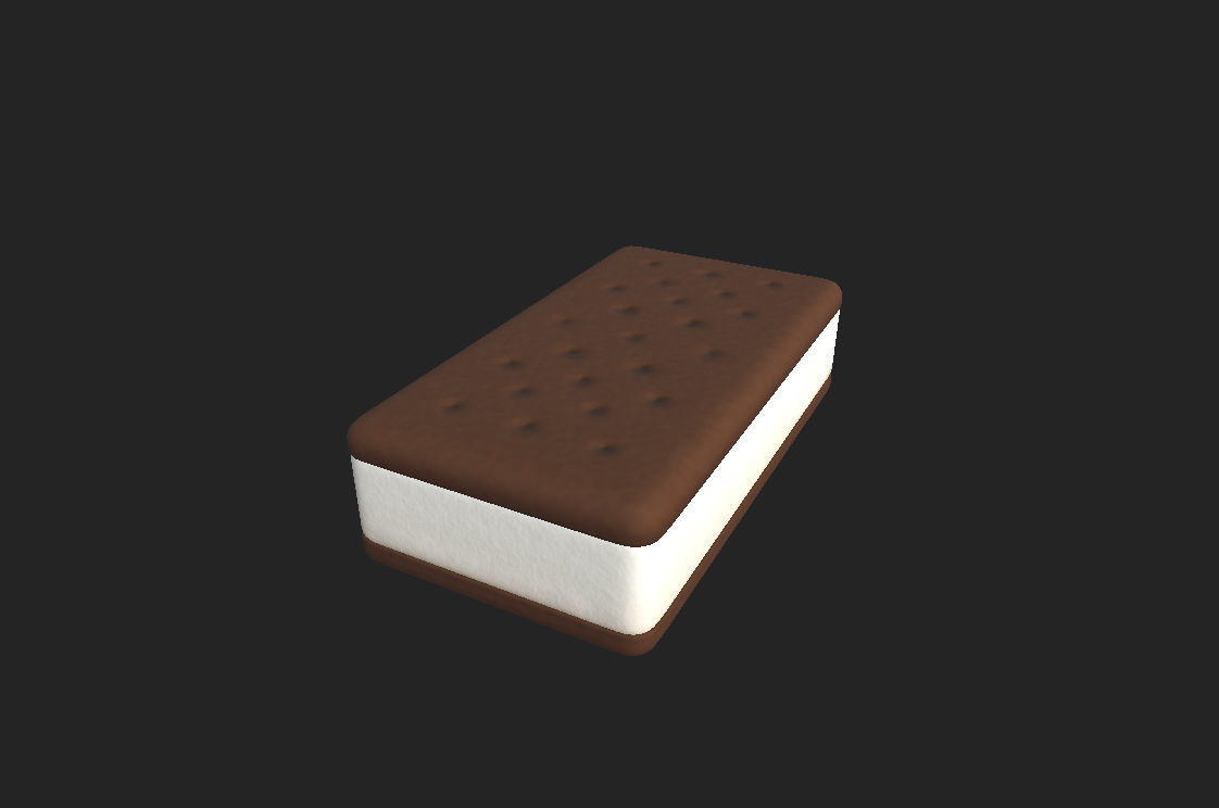 Ice Cream Sandwich 3D model_5