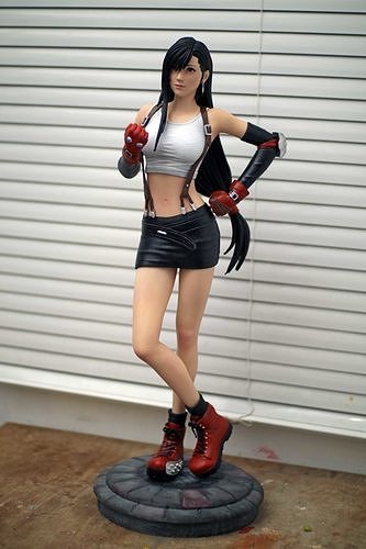 Tifa Lockhart Final Fantasy VII Fanart Statue 3d Printable 3D print model