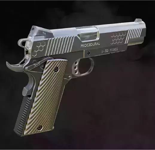 M1911 Pistol - Blender cycles