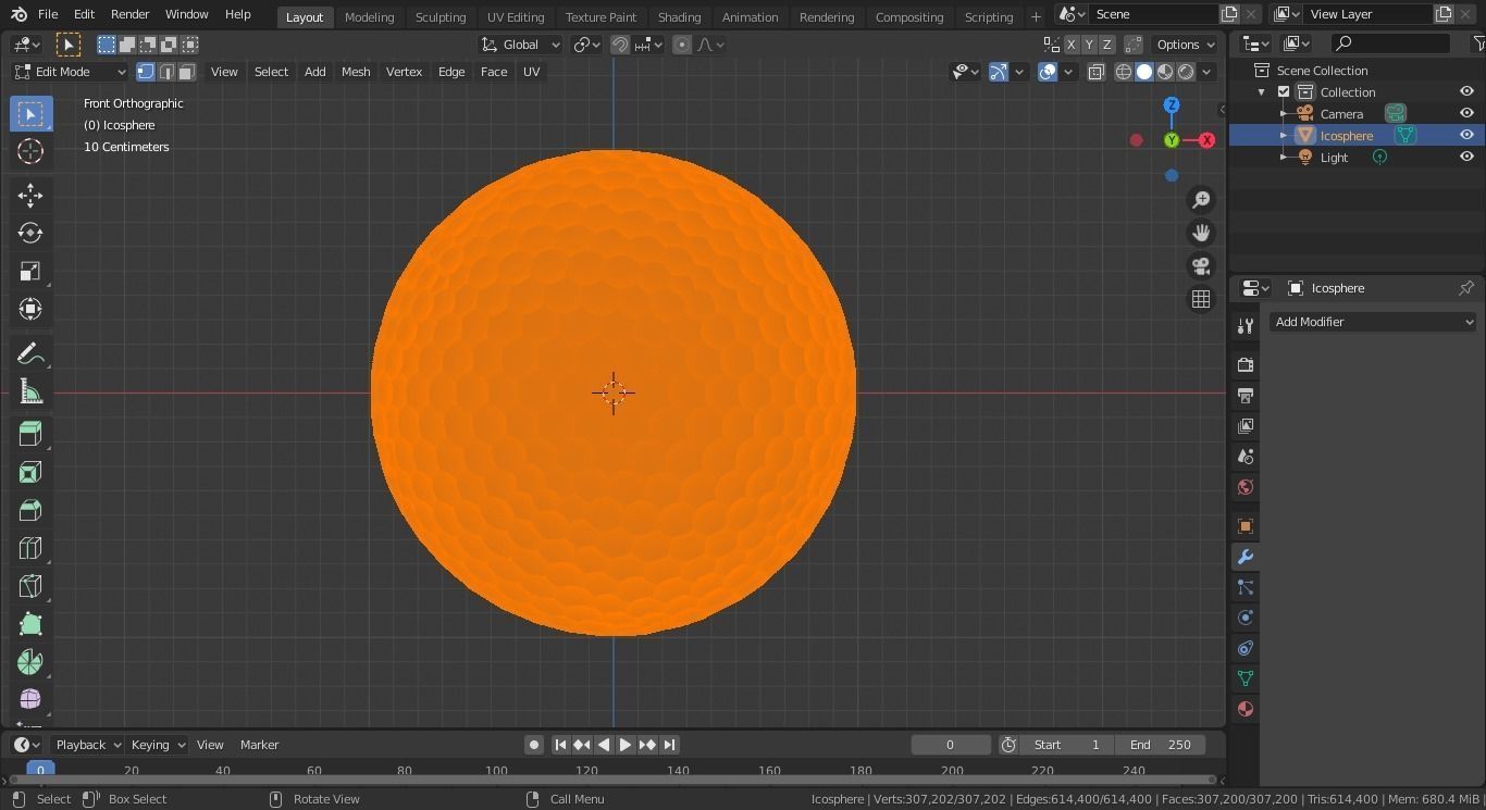 Golf Ball 3D model_4