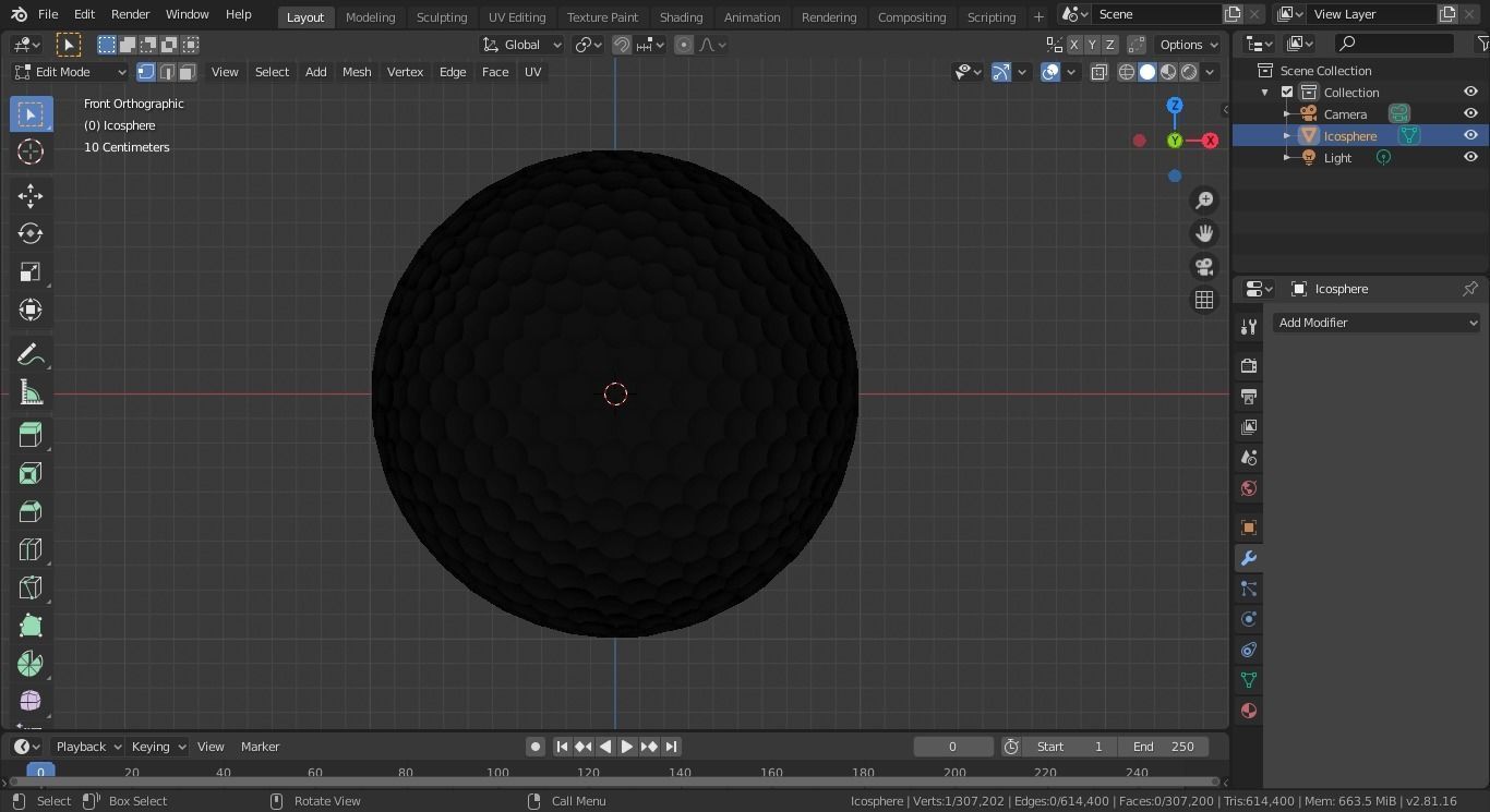 Golf Ball 3D model_3