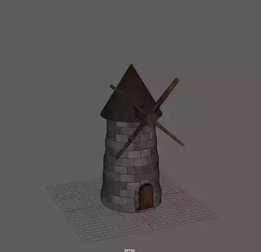 Mill 3D Model windmill