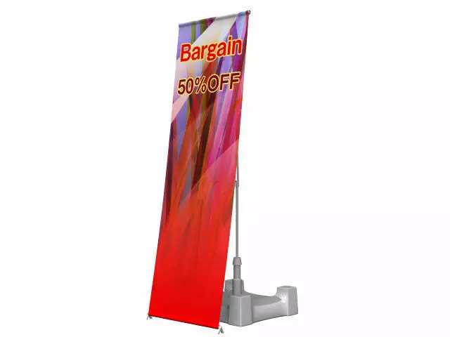 Roll banner 3D model_0