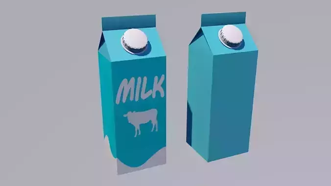 Milk packed