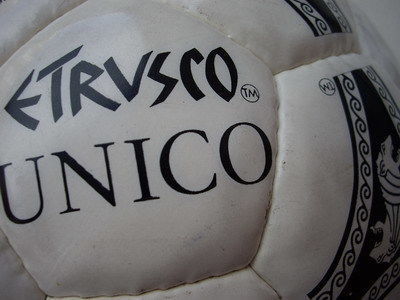 1990 World Cup Etrusco Unico Ball Low-poly 3D model_6