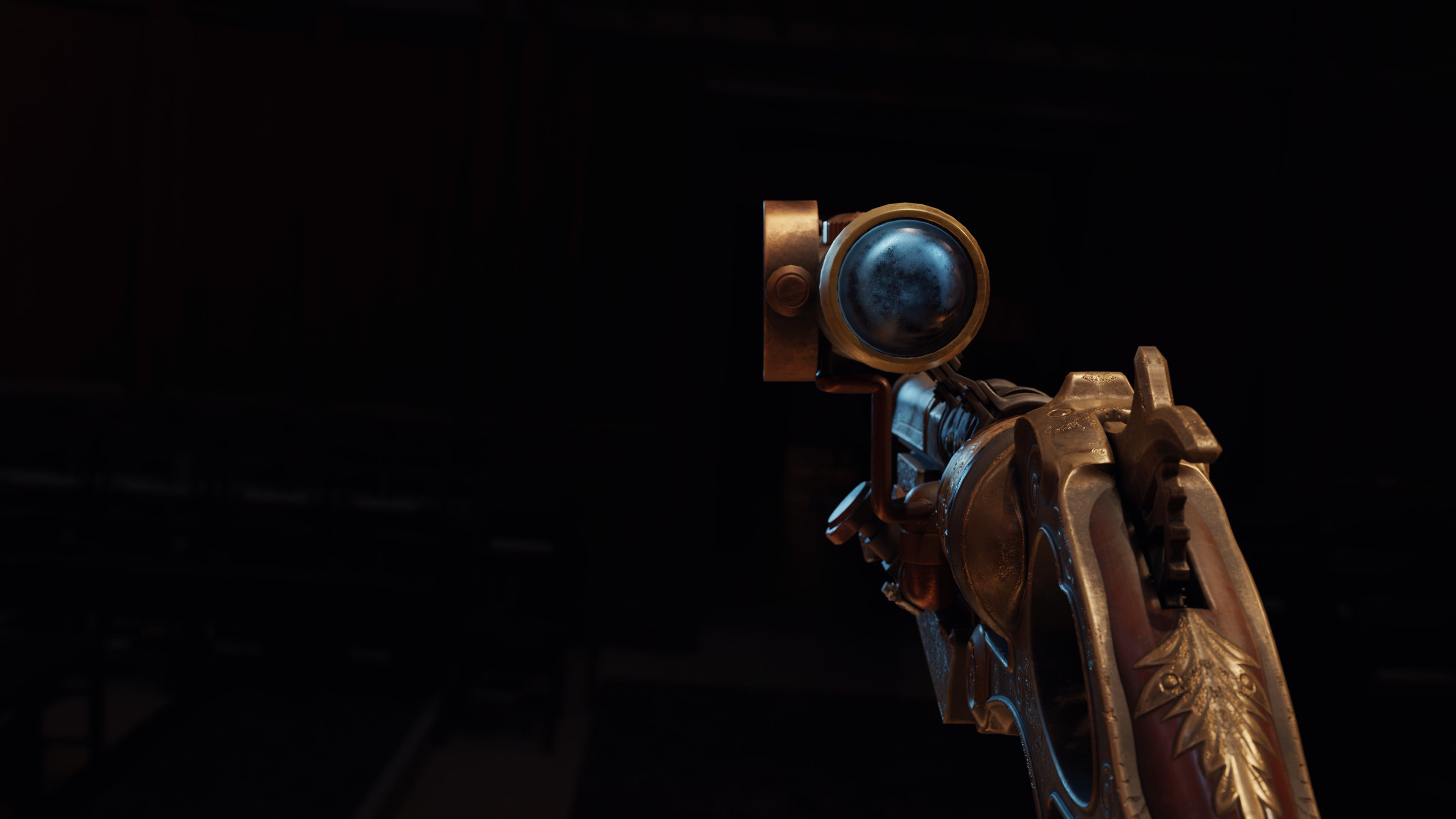 Steampunk Gun - Queens Tender Low-poly 3D model_10