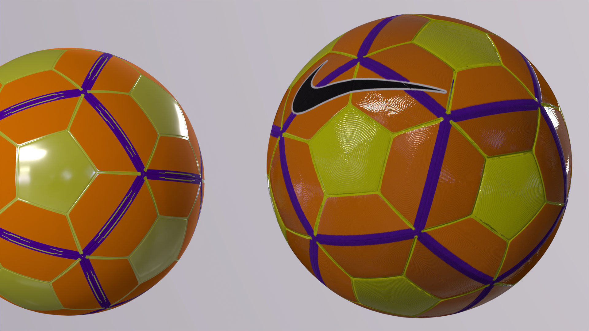 2015 Premier League Ordem Ball  Low-poly 3D model_6