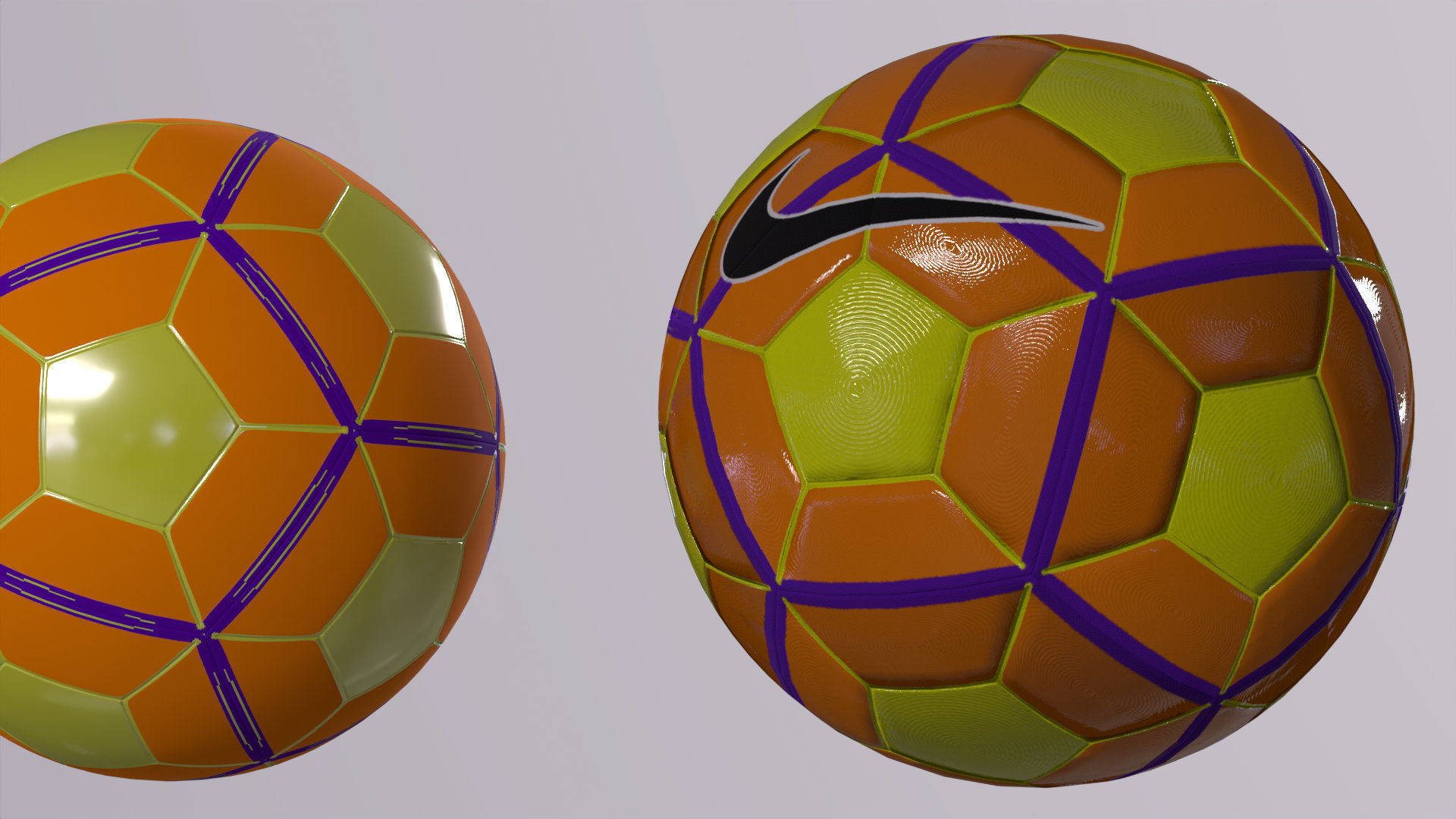 2015 Premier League Ordem Ball  Low-poly 3D model_5