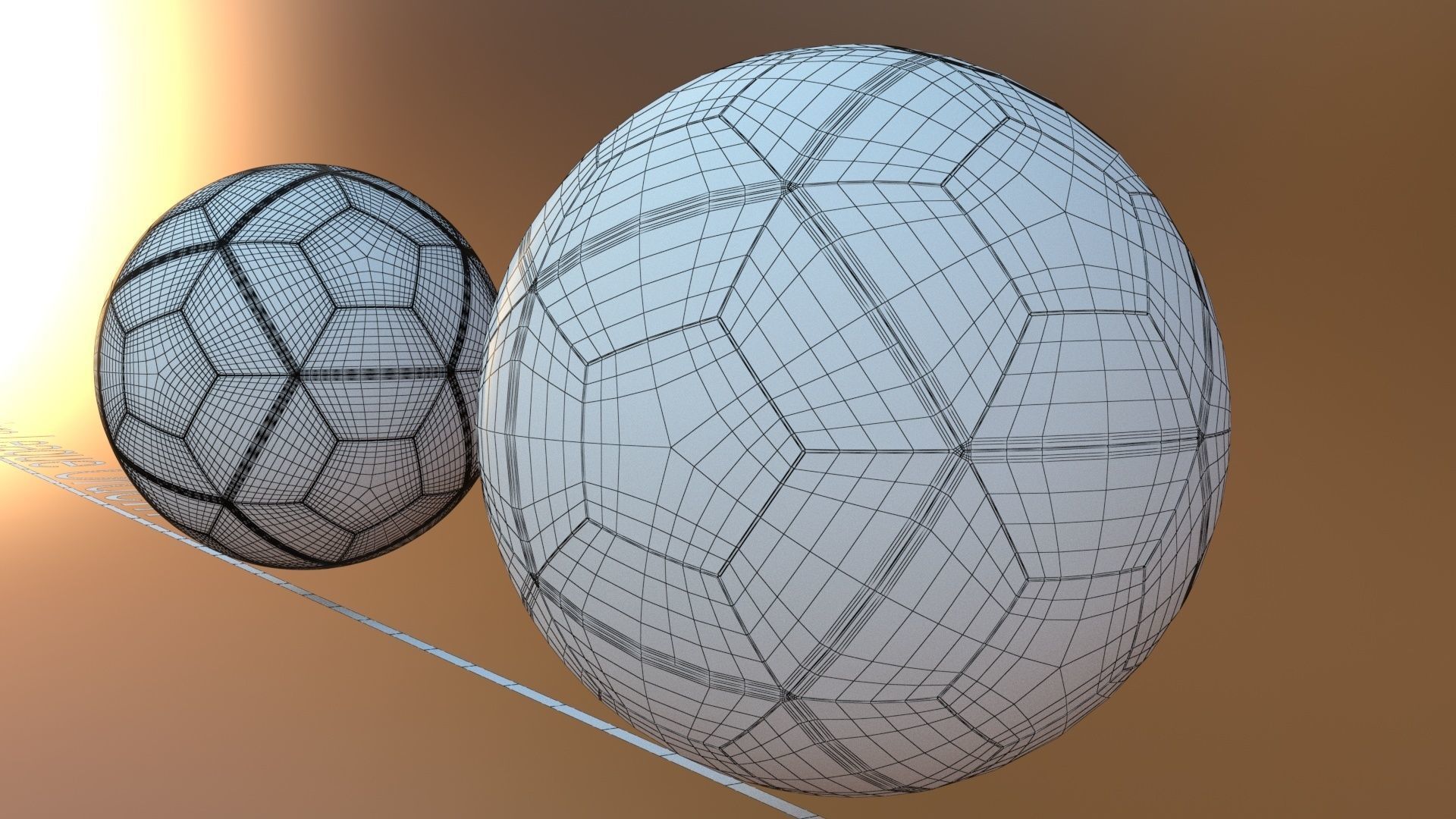 2015 Premier League Ordem Ball  Low-poly 3D model_10