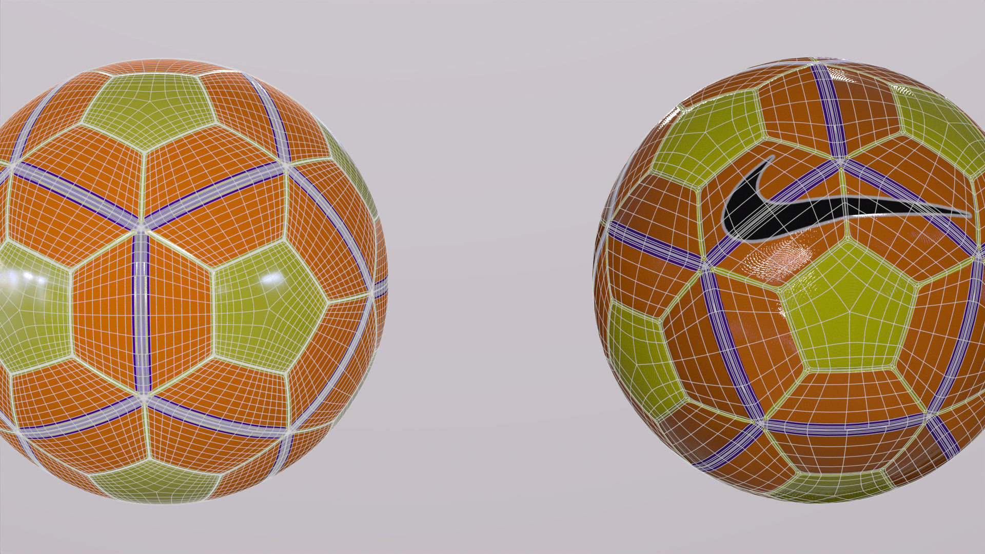 2015 Premier League Ordem Ball  Low-poly 3D model_3