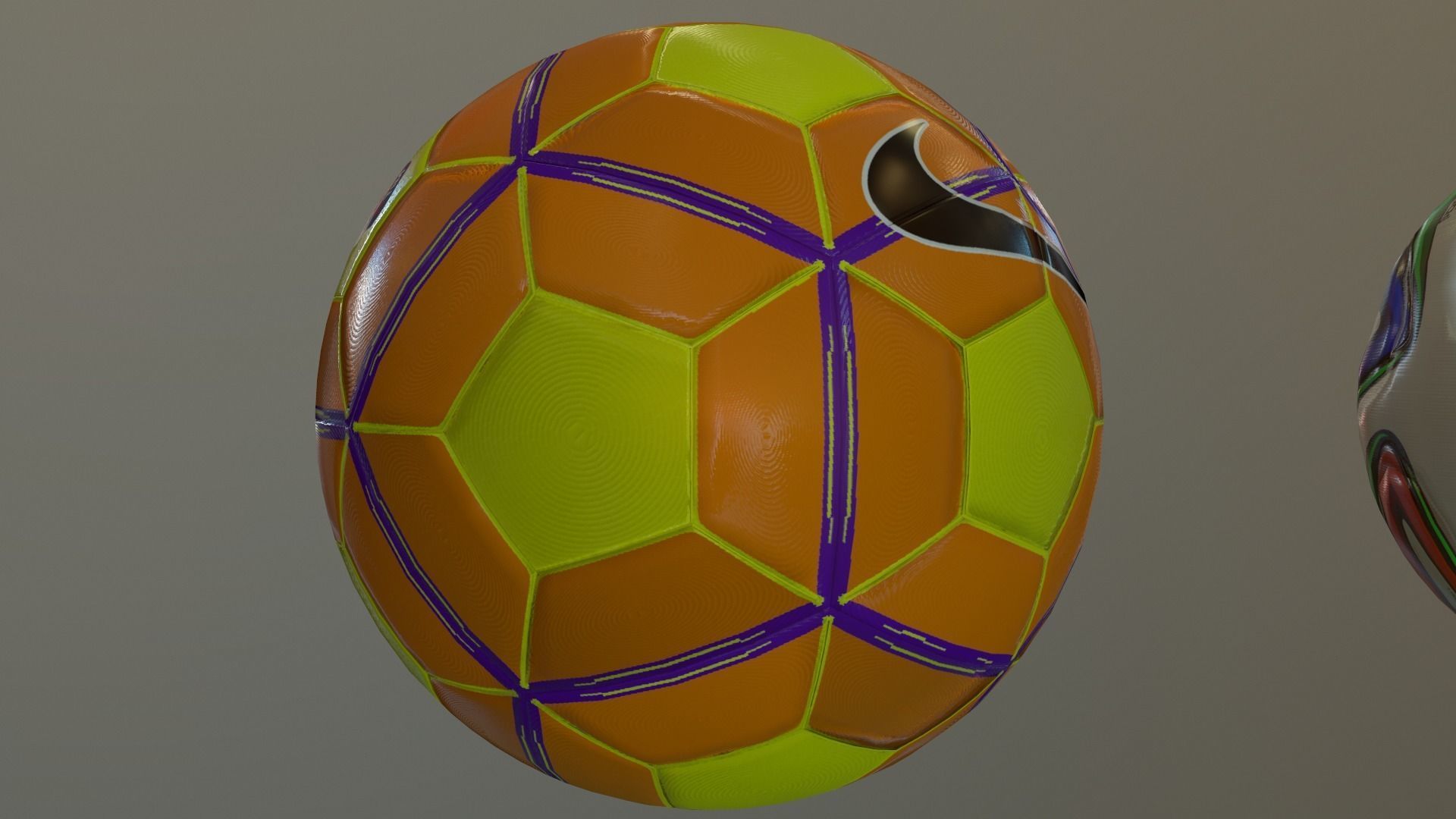 2015 Premier League Ordem Ball  Low-poly 3D model_11