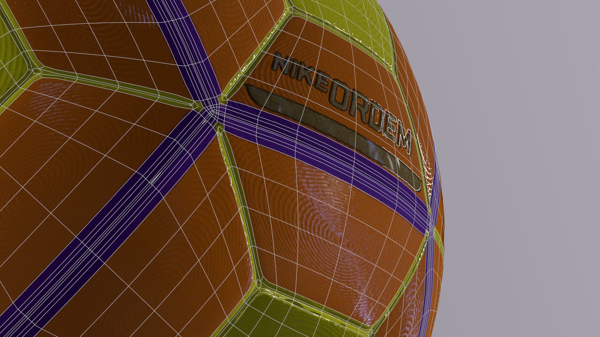 2015 Premier League Ordem Ball  Low-poly 3D model_1