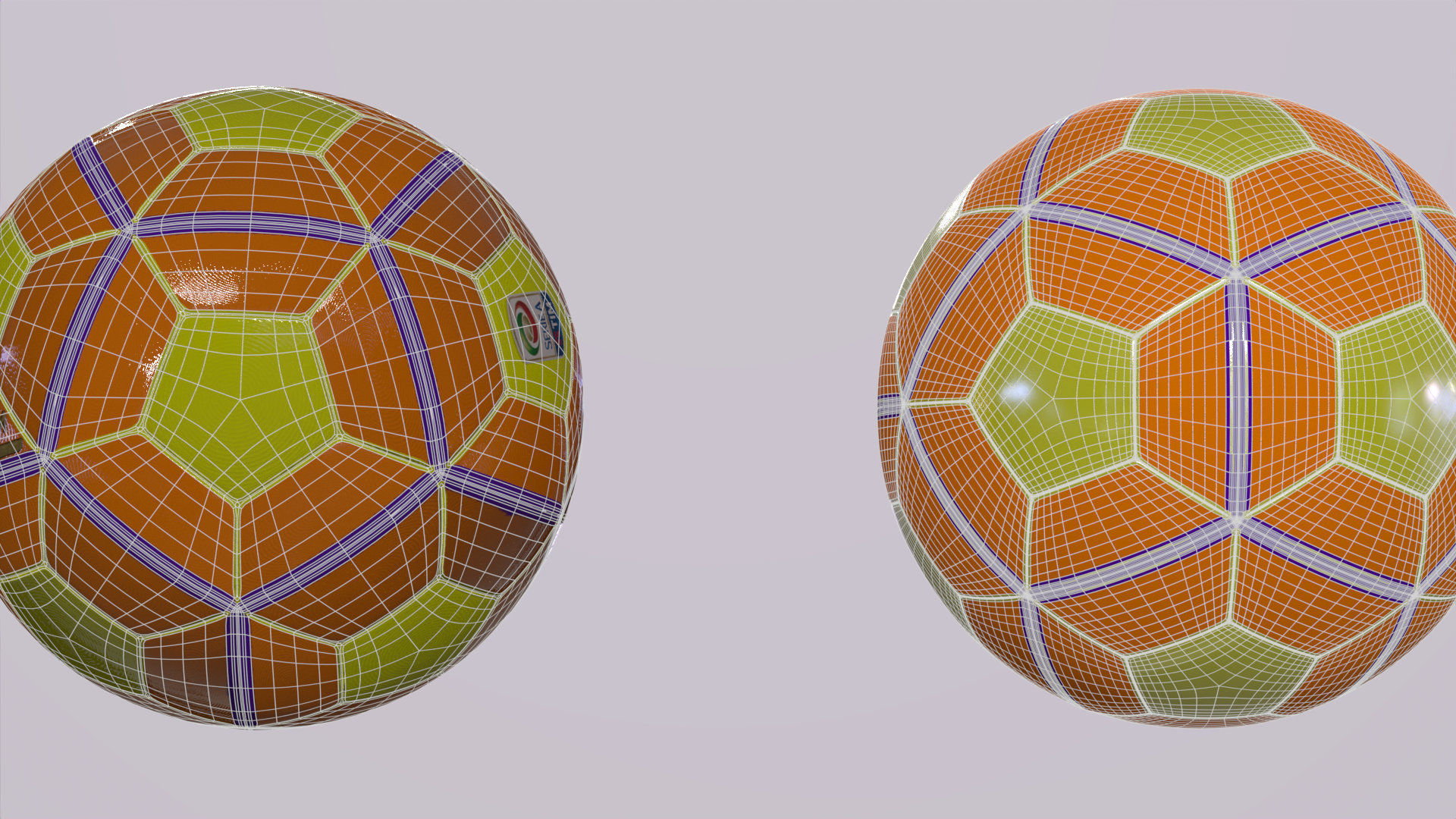 2015 Premier League Ordem Ball  Low-poly 3D model_4