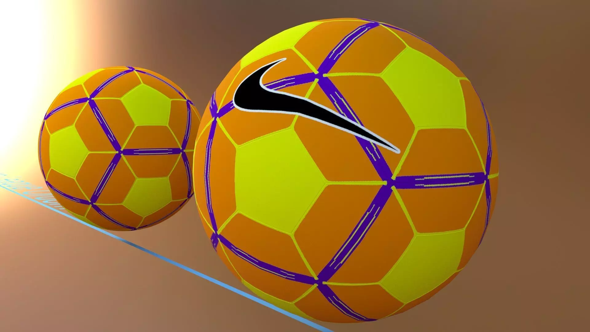 2015 Premier League Ordem Ball  Low-poly 3D model_0