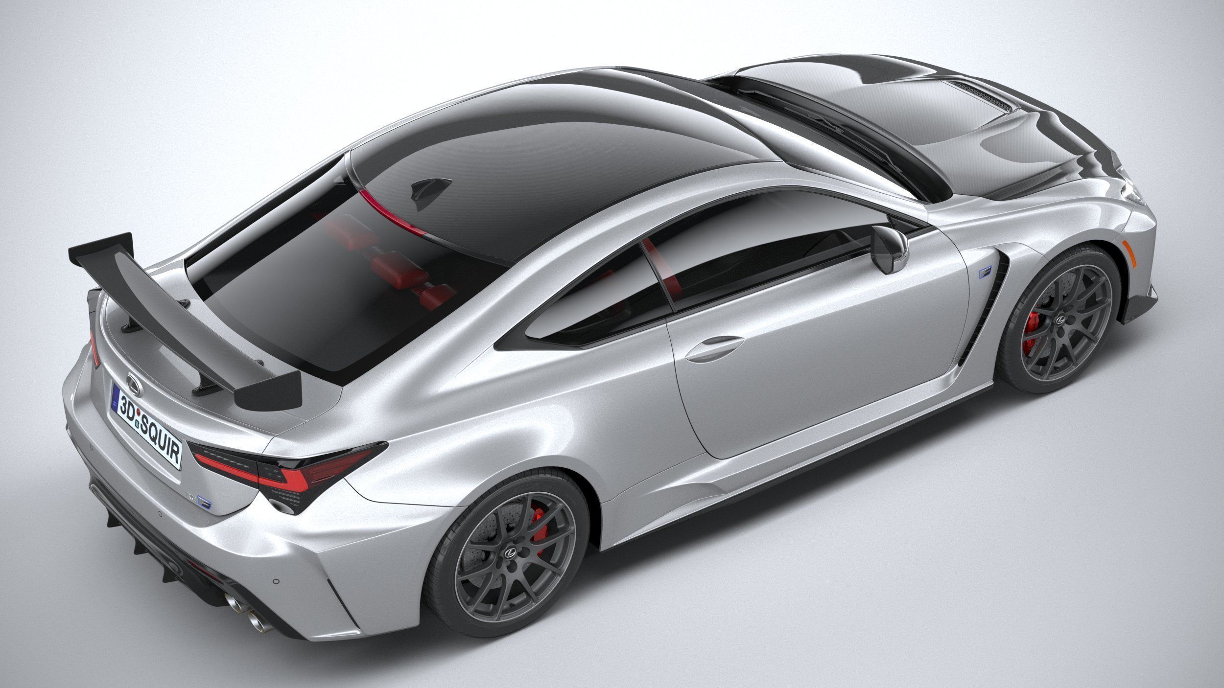 Lexus RC-F Track Edition 2020 3D model_11
