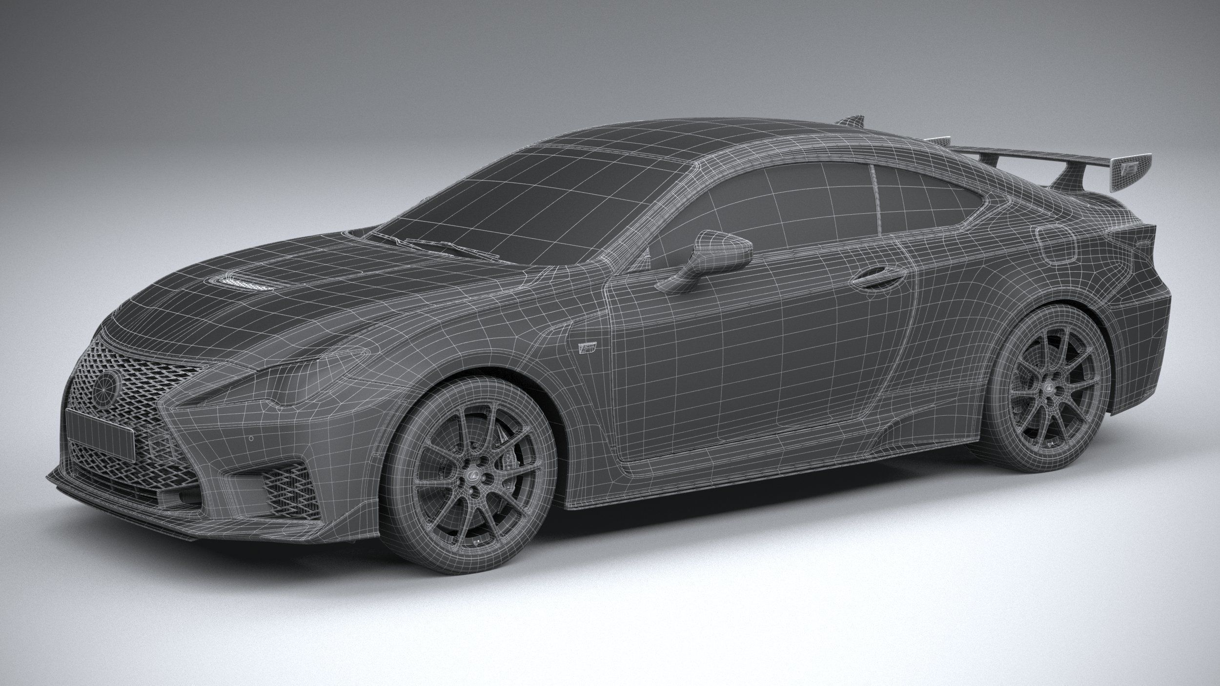 Lexus RC-F Track Edition 2020 3D model_27