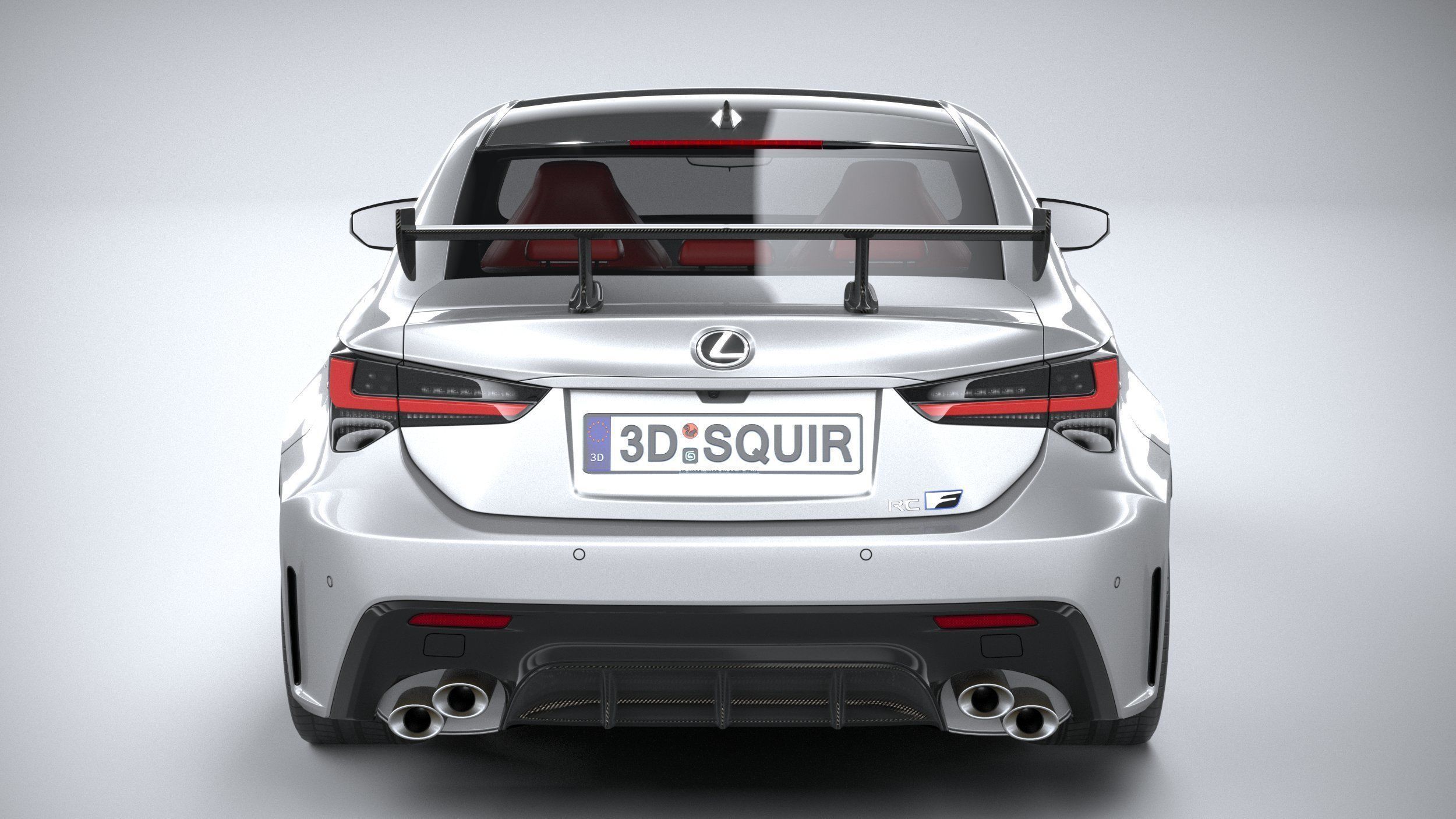 Lexus RC-F Track Edition 2020 3D model_2