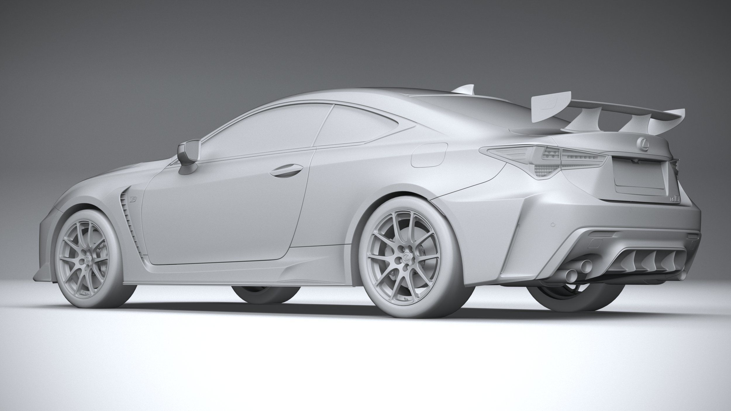 Lexus RC-F Track Edition 2020 3D model_20