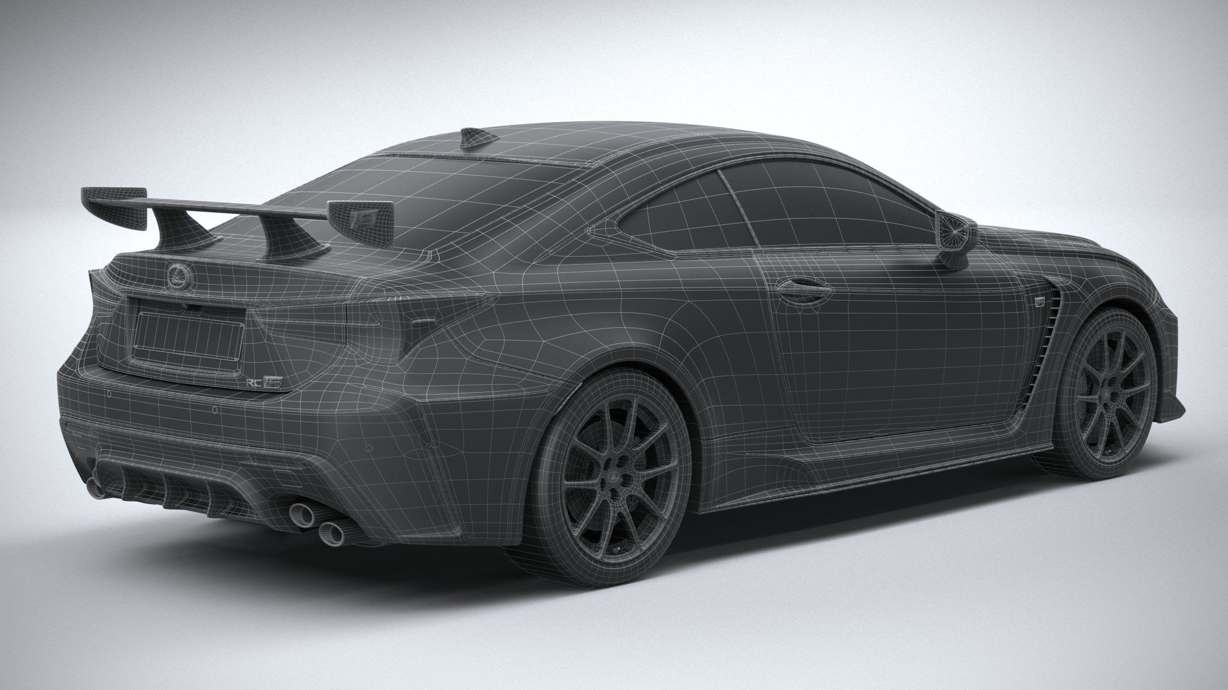 Lexus RC-F Track Edition 2020 3D model_28