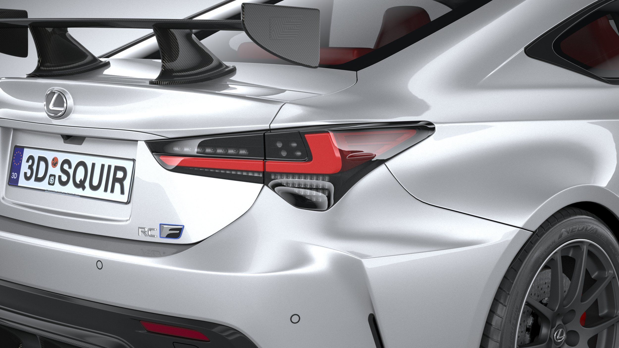 Lexus RC-F Track Edition 2020 3D model_13