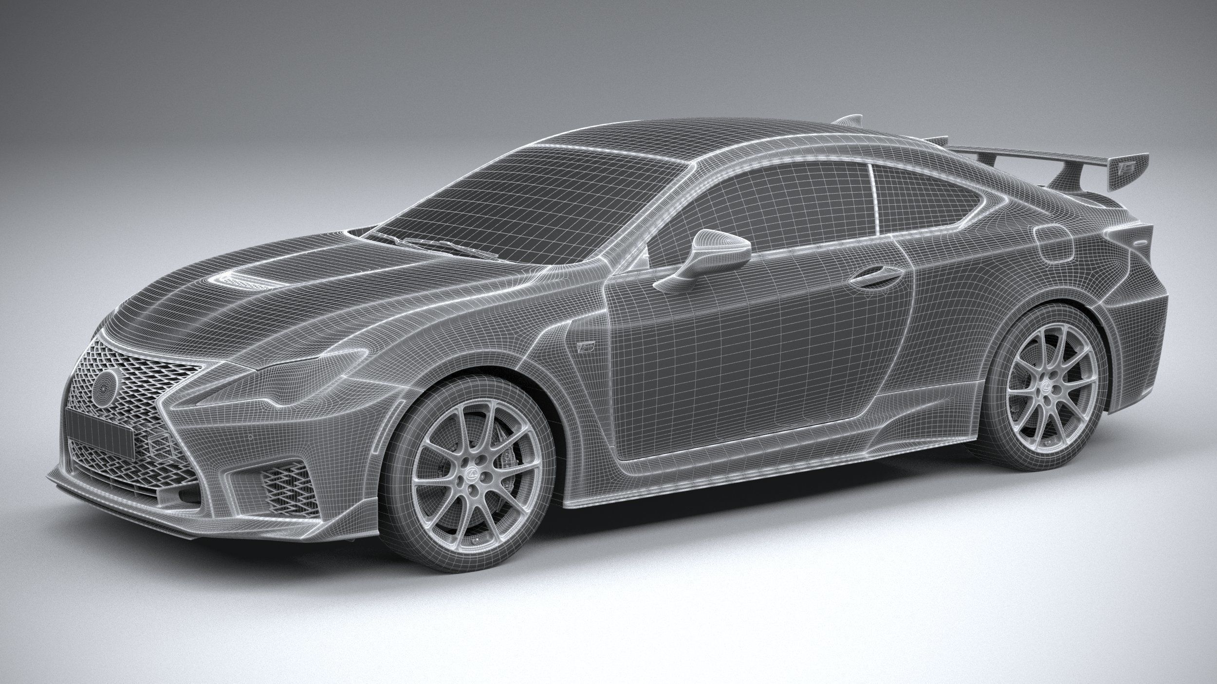 Lexus RC-F Track Edition 2020 3D model_25