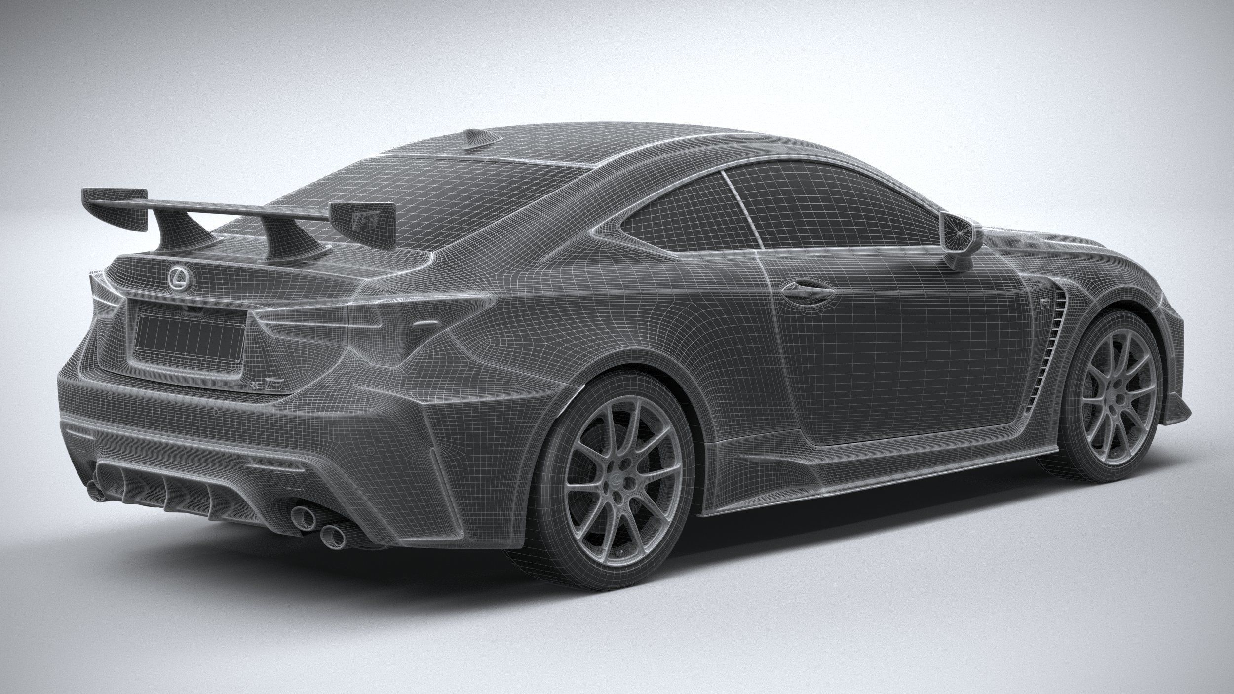 Lexus RC-F Track Edition 2020 3D model_26
