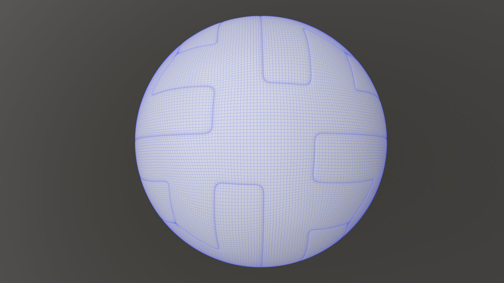 2018 World Cup Russia Telstar 18 Ball Low-poly 3D model_4
