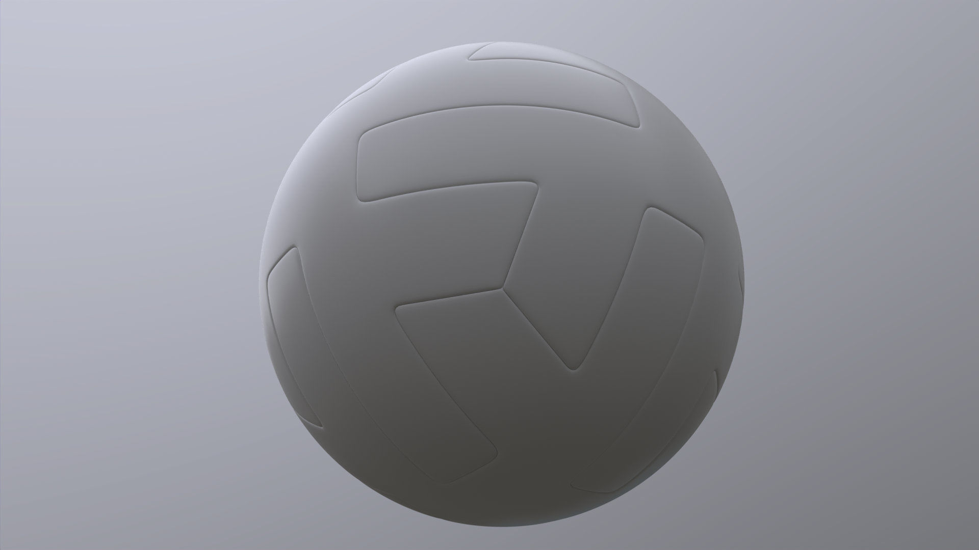 2018 World Cup Russia Telstar 18 Ball Low-poly 3D model_2