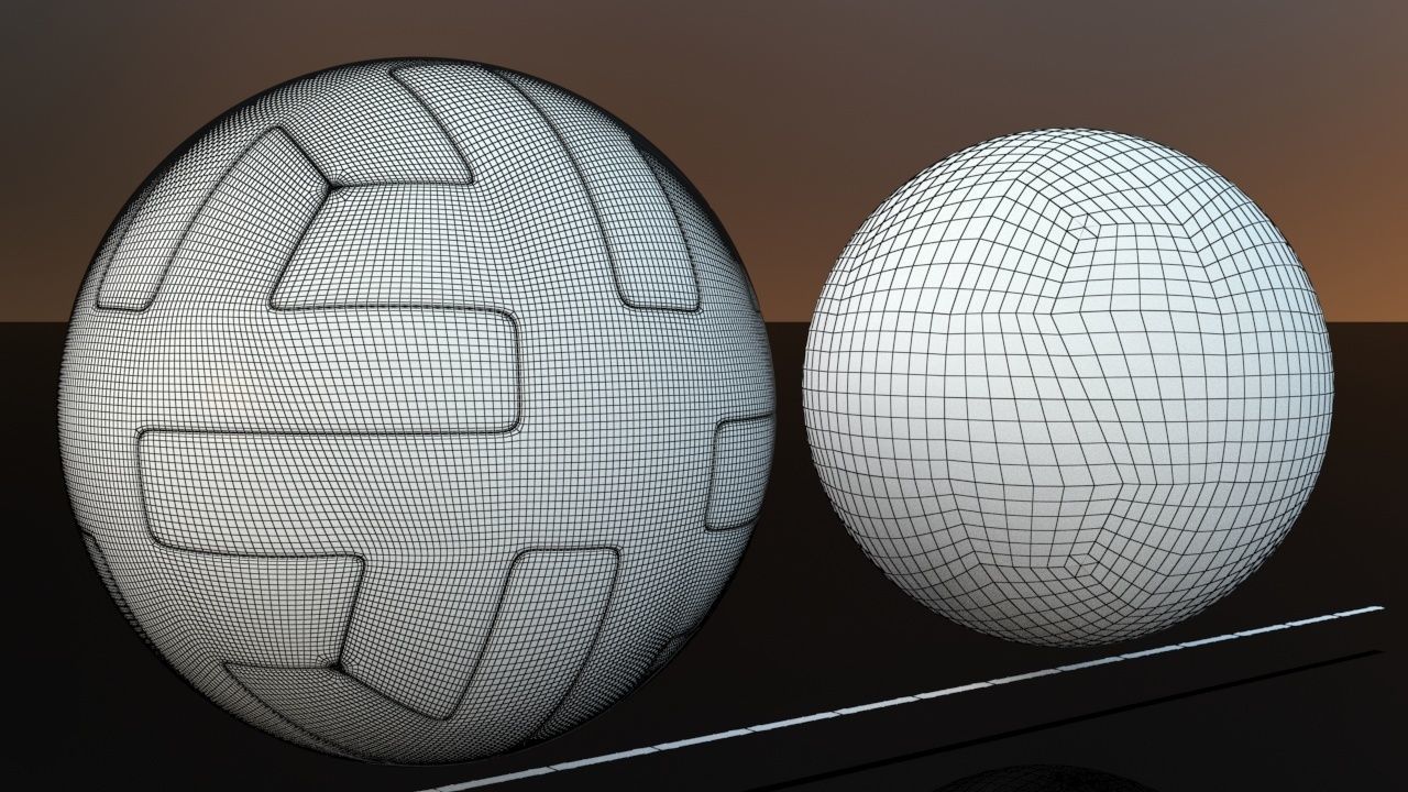 2018 World Cup Russia Telstar 18 Ball Low-poly 3D model_5