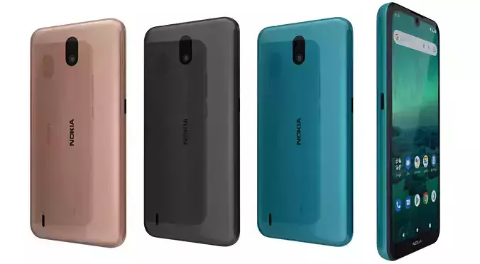 Nokia 1 3 All Colors 3D model