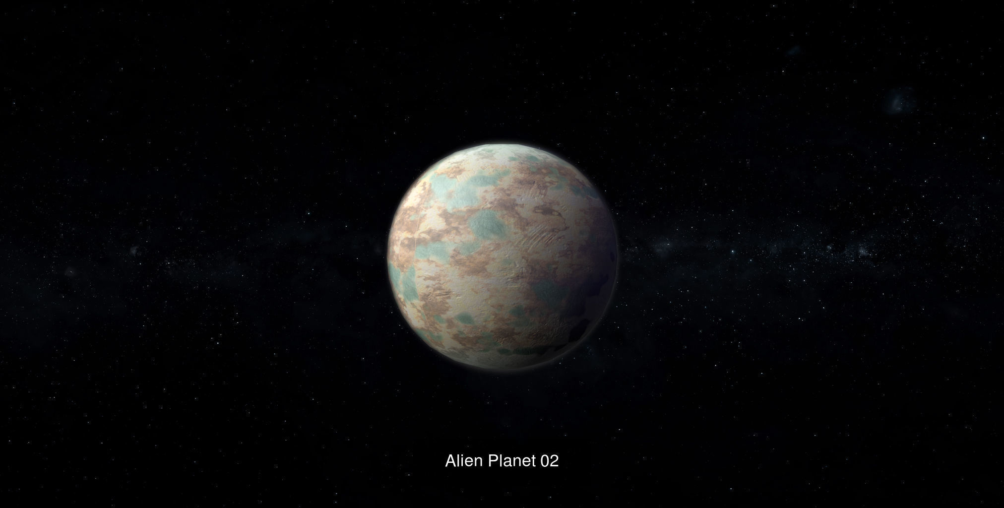 35 Alien Planets Pack 3D Model Collection_34