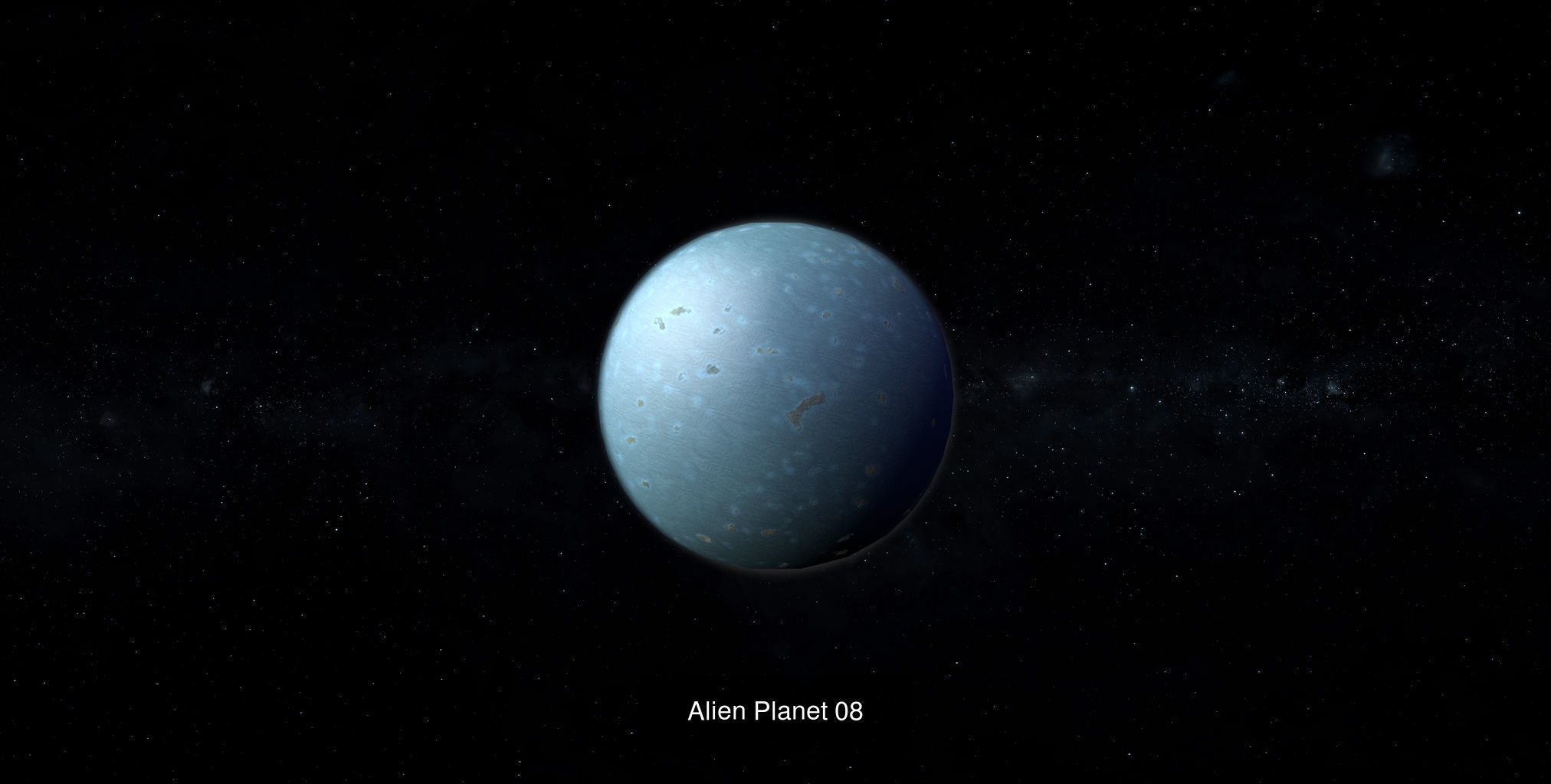 35 Alien Planets Pack 3D Model Collection_28
