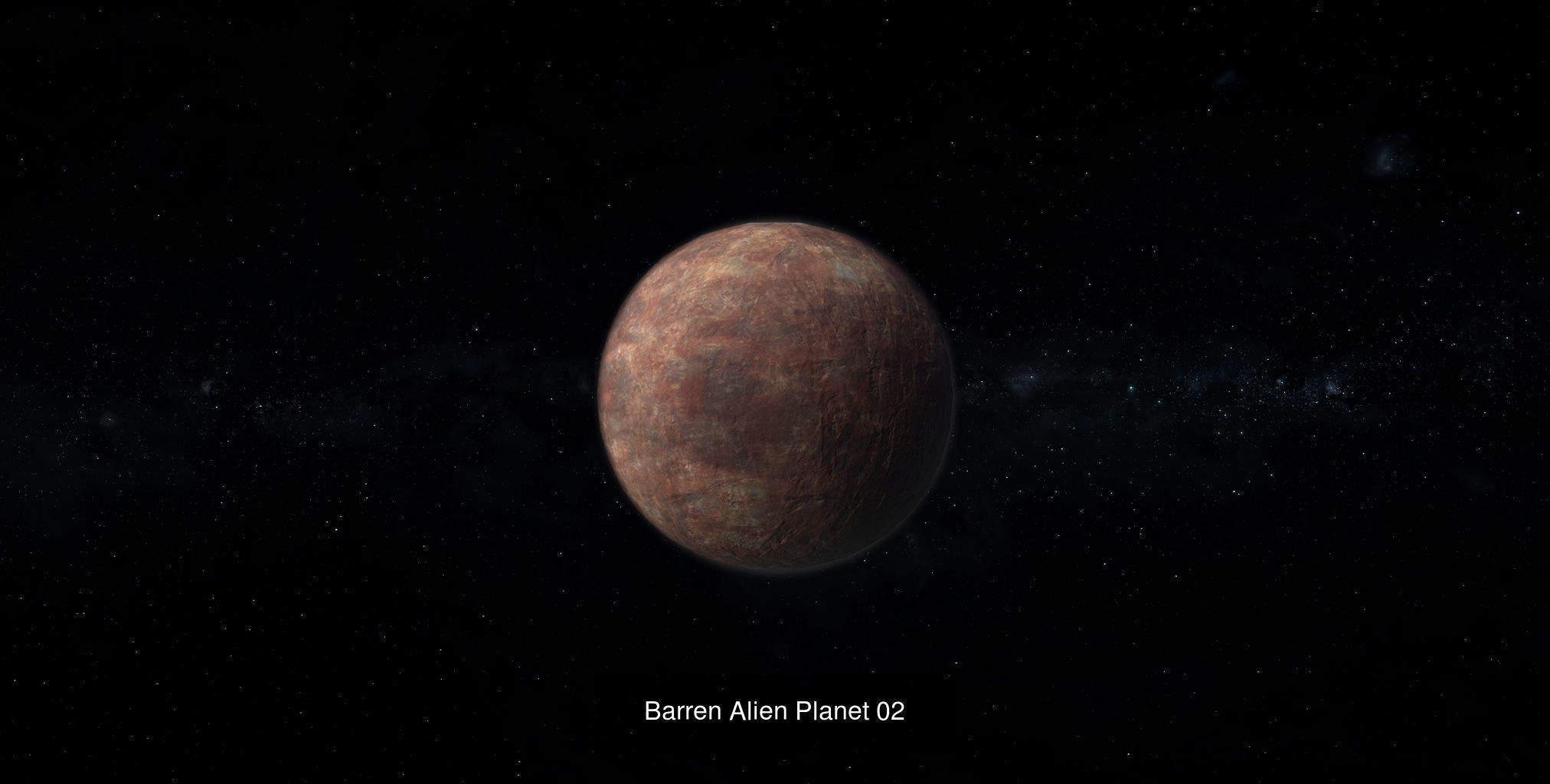 35 Alien Planets Pack 3D Model Collection_24