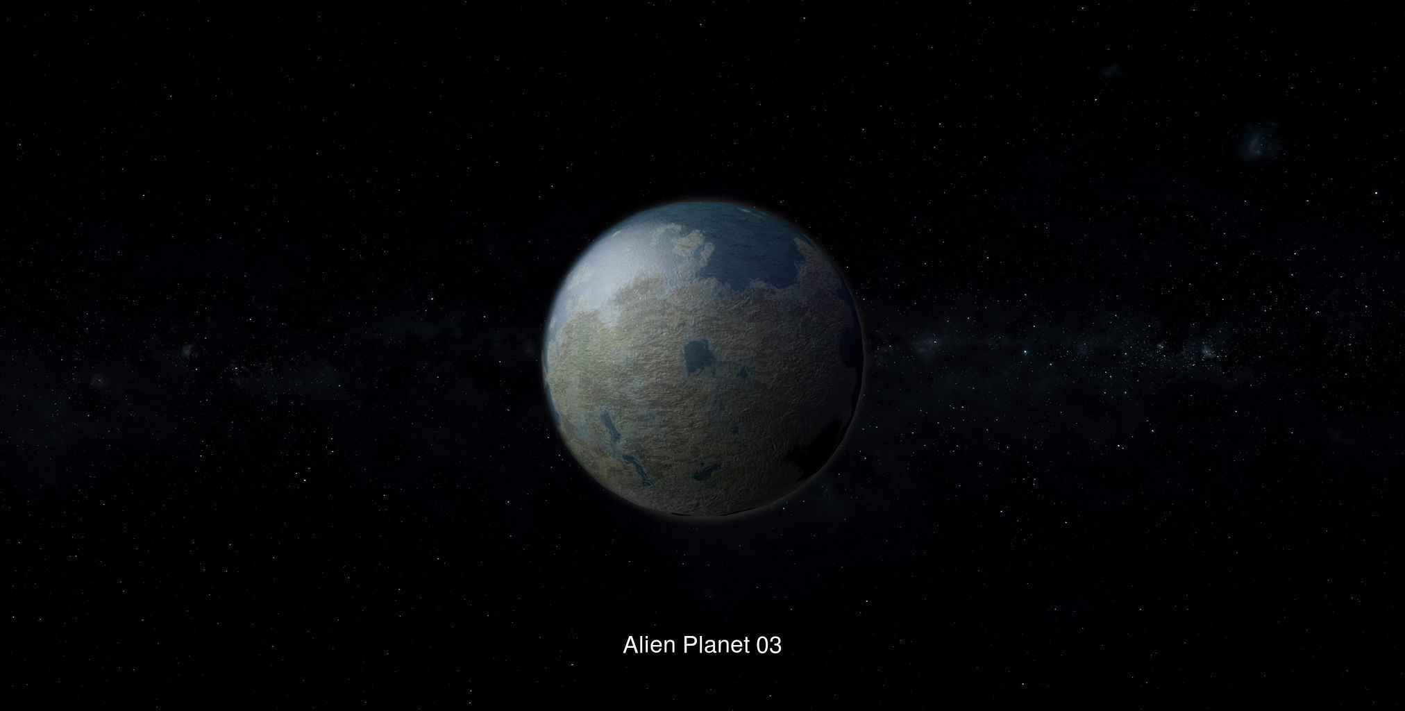 35 Alien Planets Pack 3D Model Collection_33
