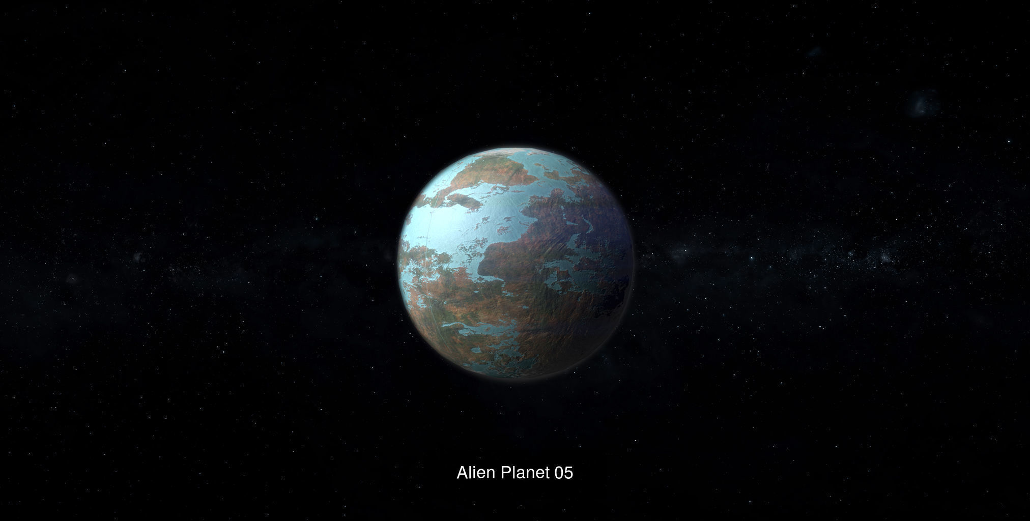 35 Alien Planets Pack 3D Model Collection_31