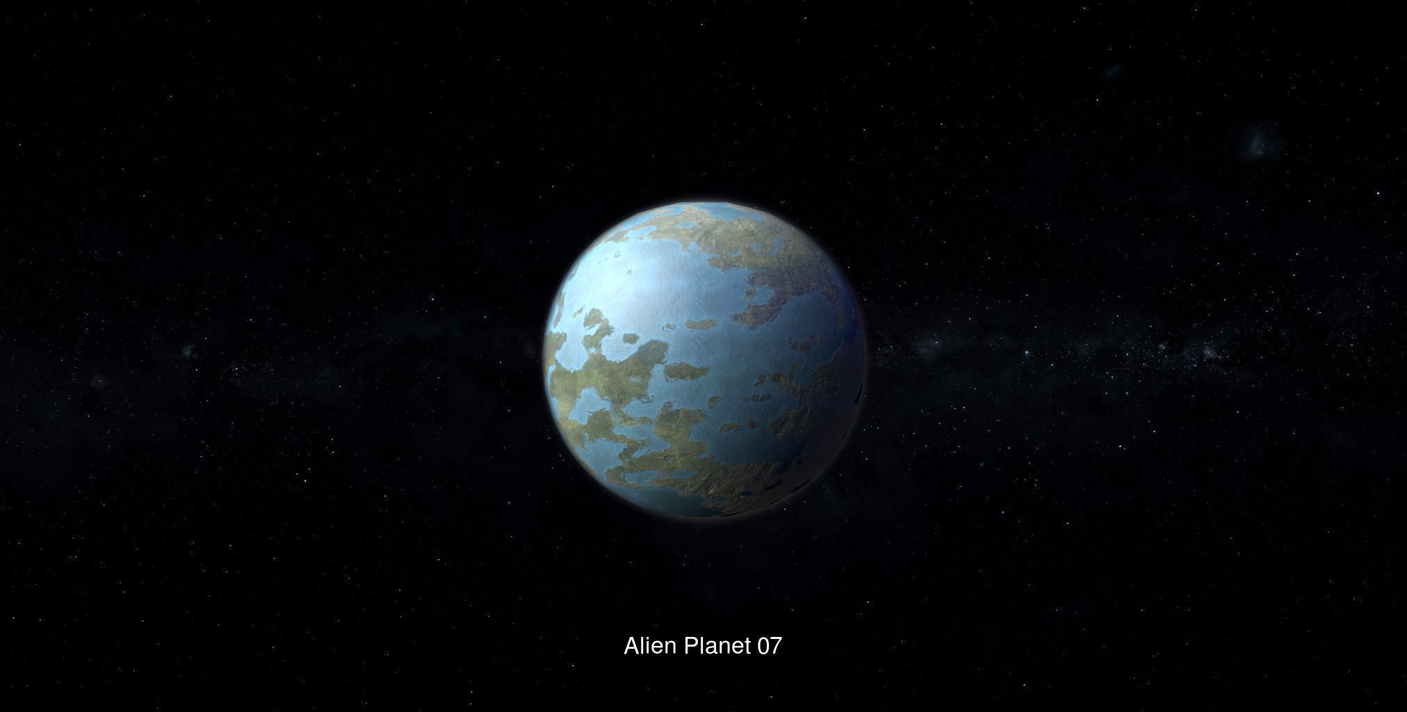 35 Alien Planets Pack 3D Model Collection_29