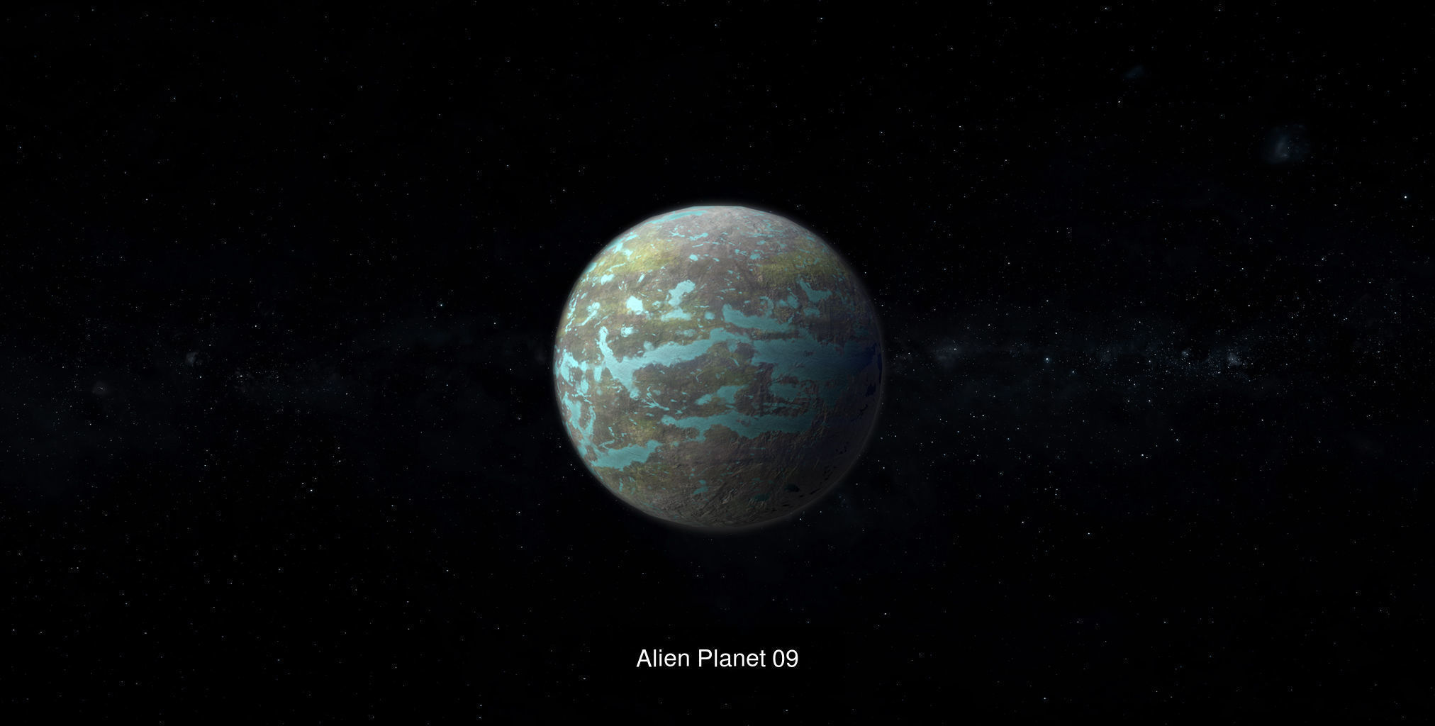 35 Alien Planets Pack 3D Model Collection_27