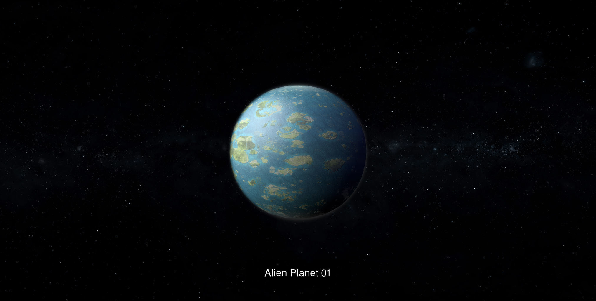 35 Alien Planets Pack 3D Model Collection_35