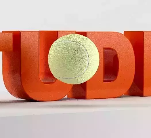 Generic Tennis Ball  Free low-poly 3D model