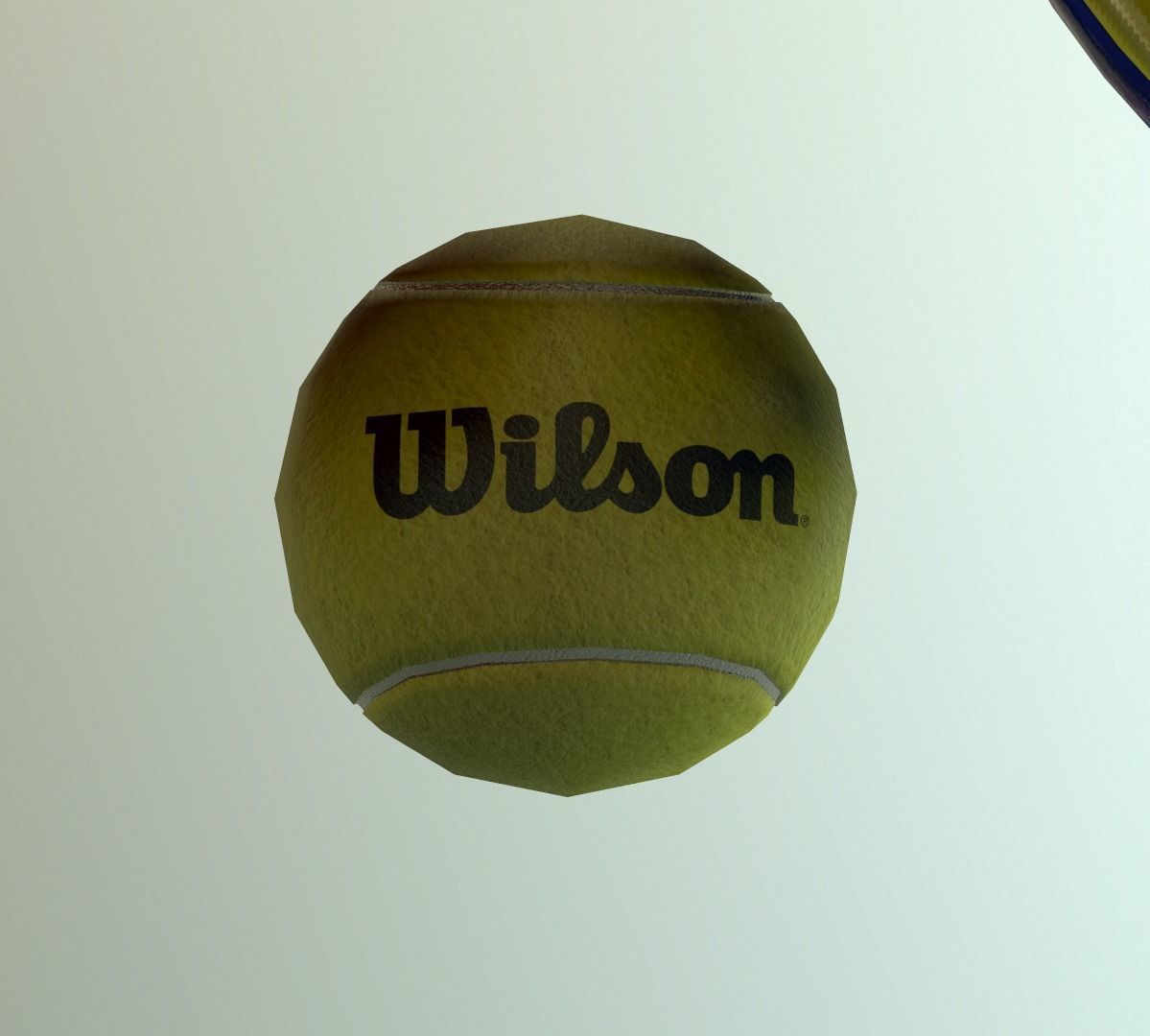 Generic Tennis Ball  Free low-poly 3D model_4