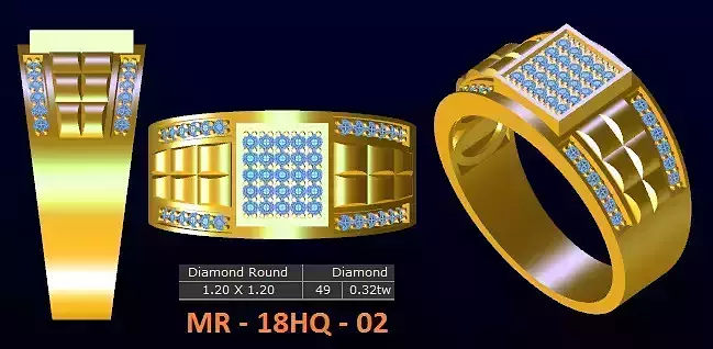 1 model diamond menring korea 2