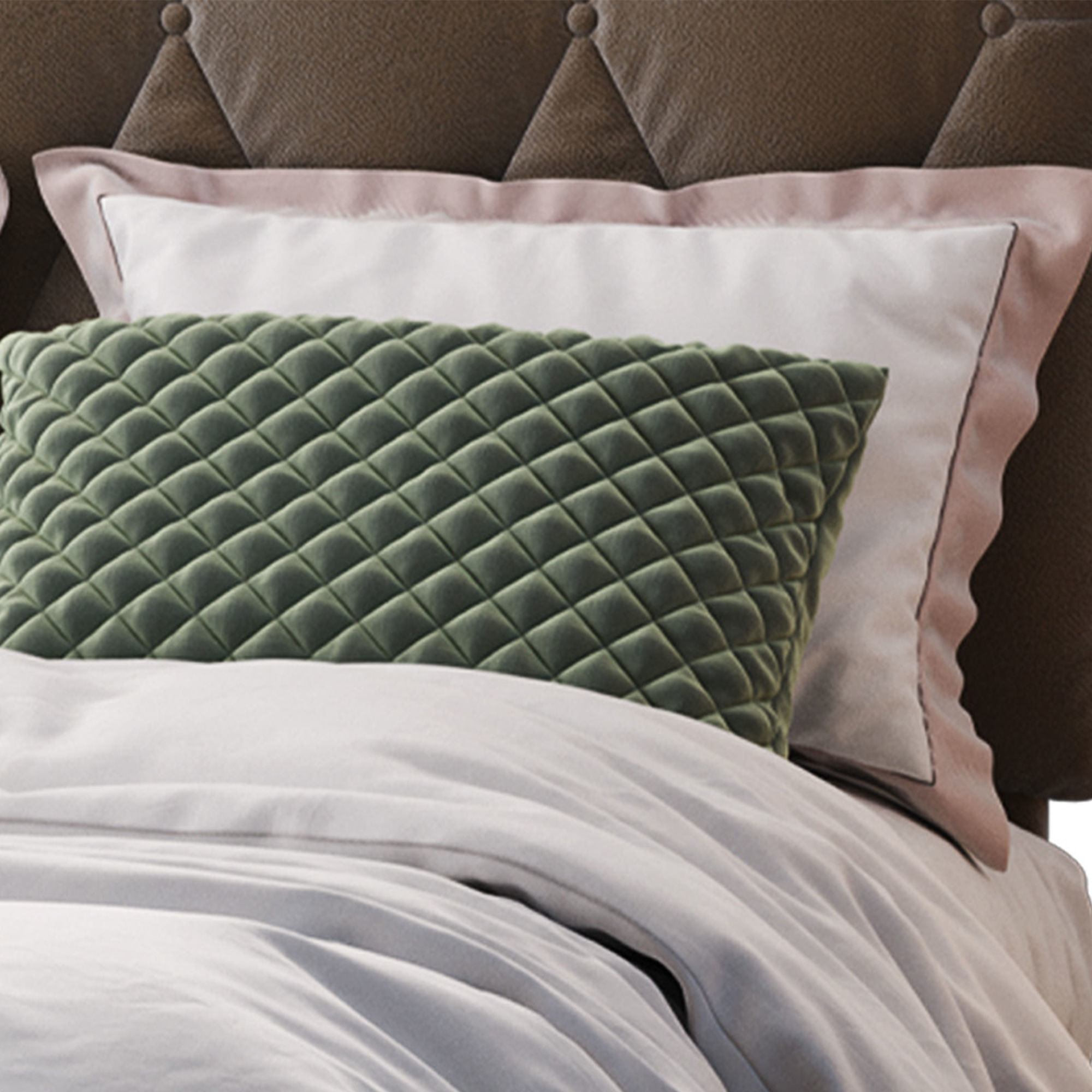 Elliot Curved Upholstered Bed 3D model_4