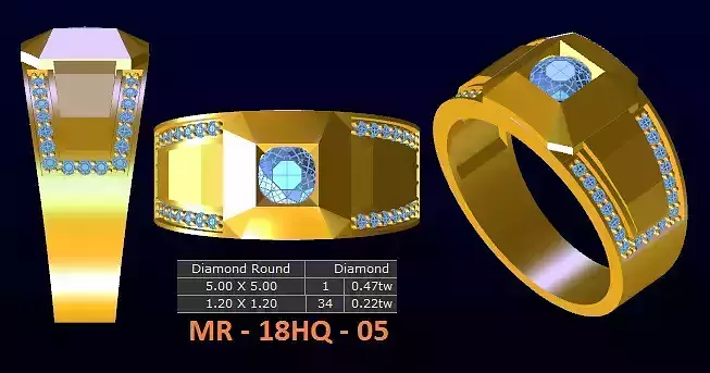 1 model diamond menring korea 5