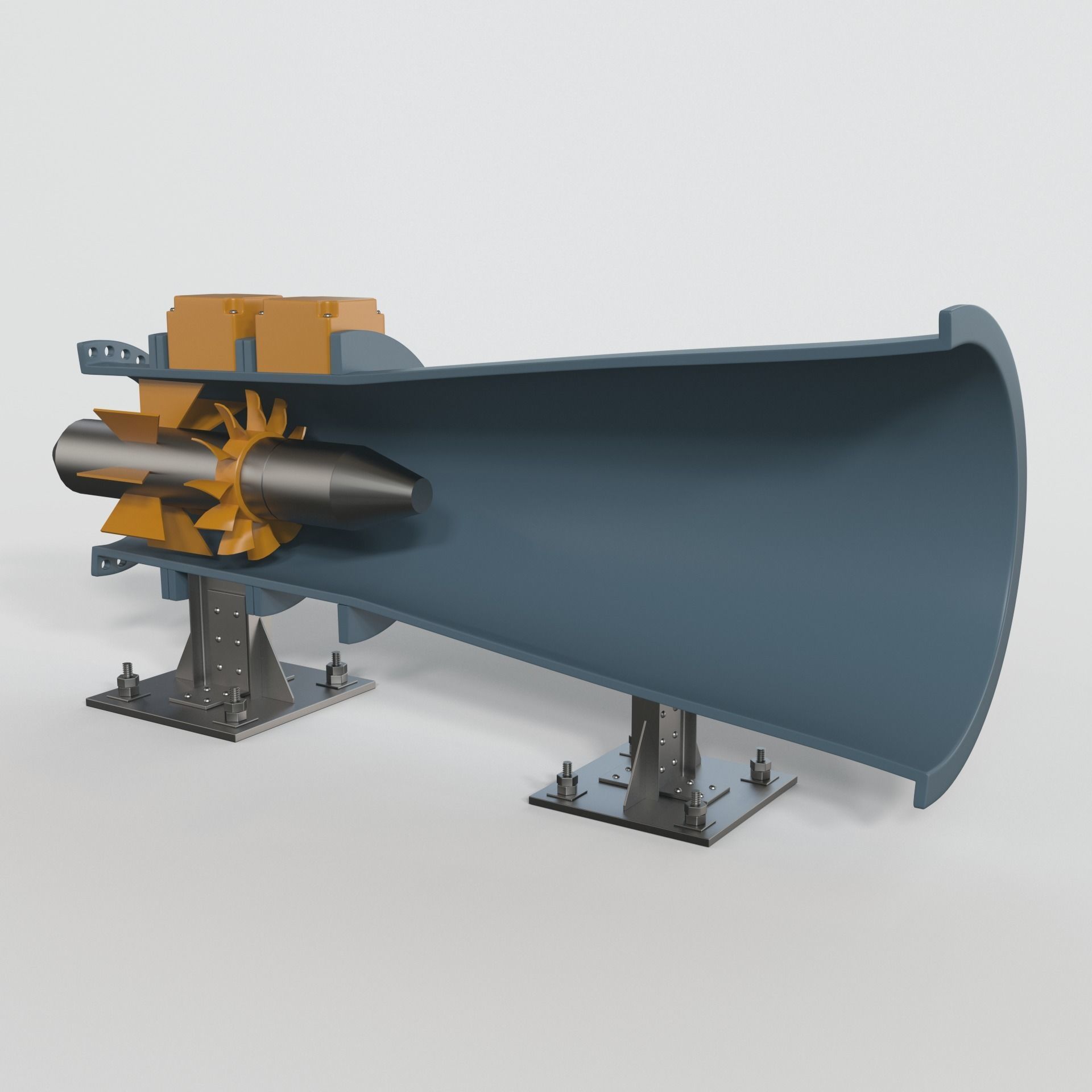 Hydro Power Plant 3D model | CGTrader