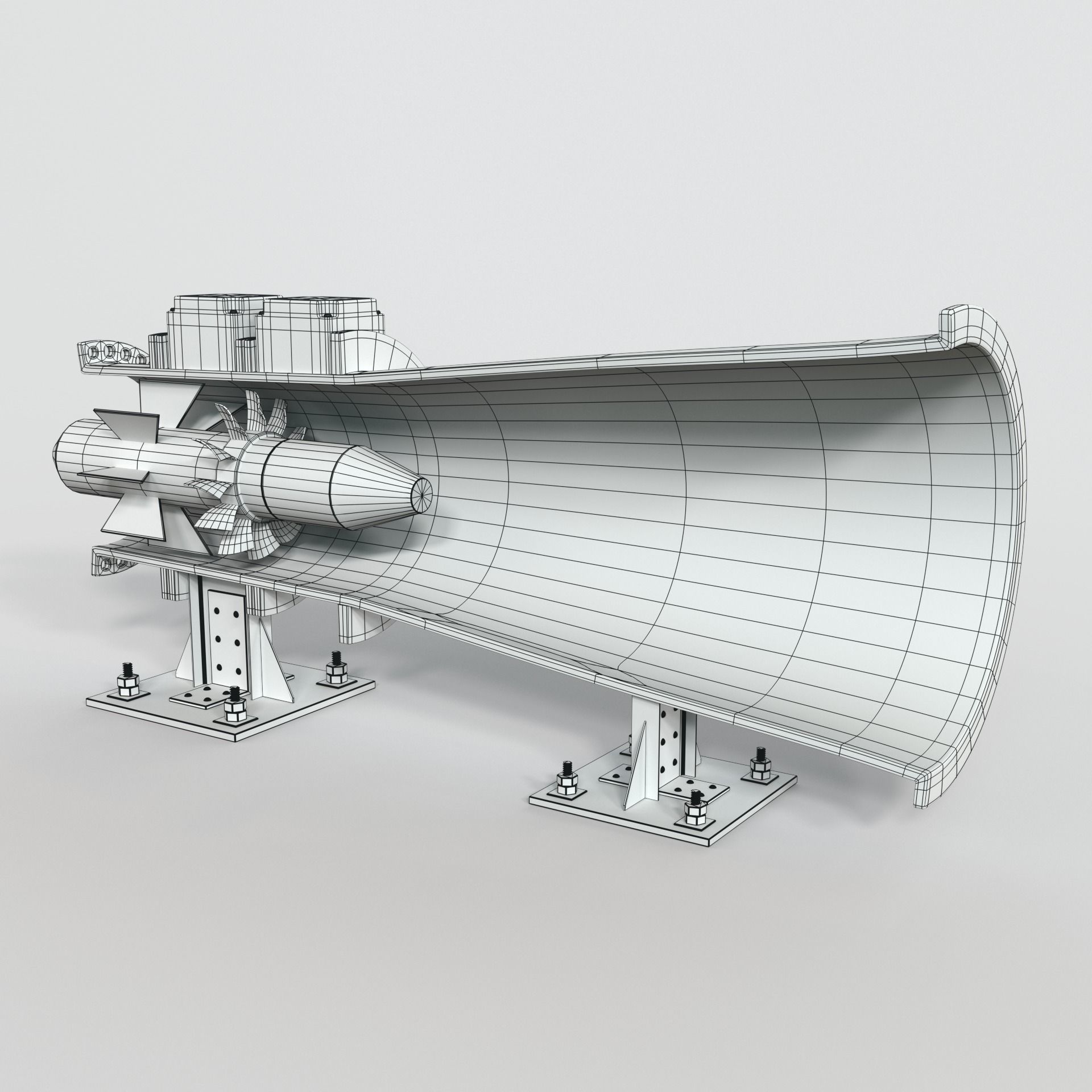 Hydro Power Plant 3D model_5