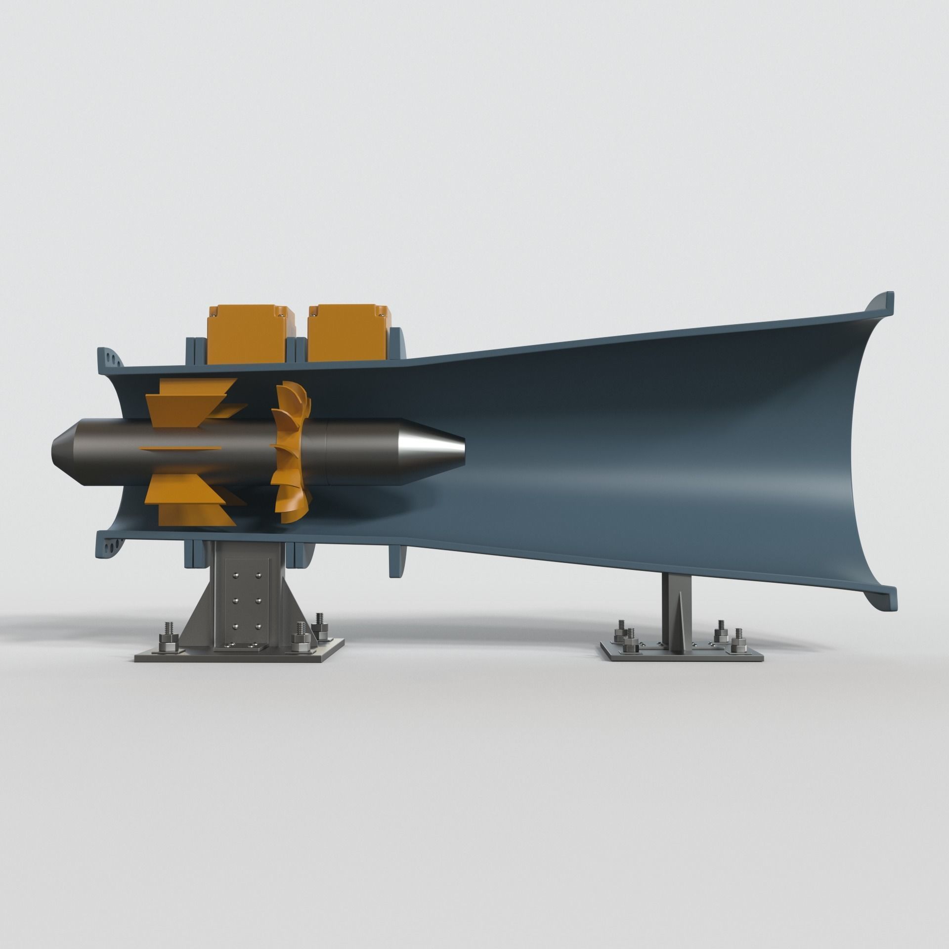 Hydro Power Plant 3D model_3