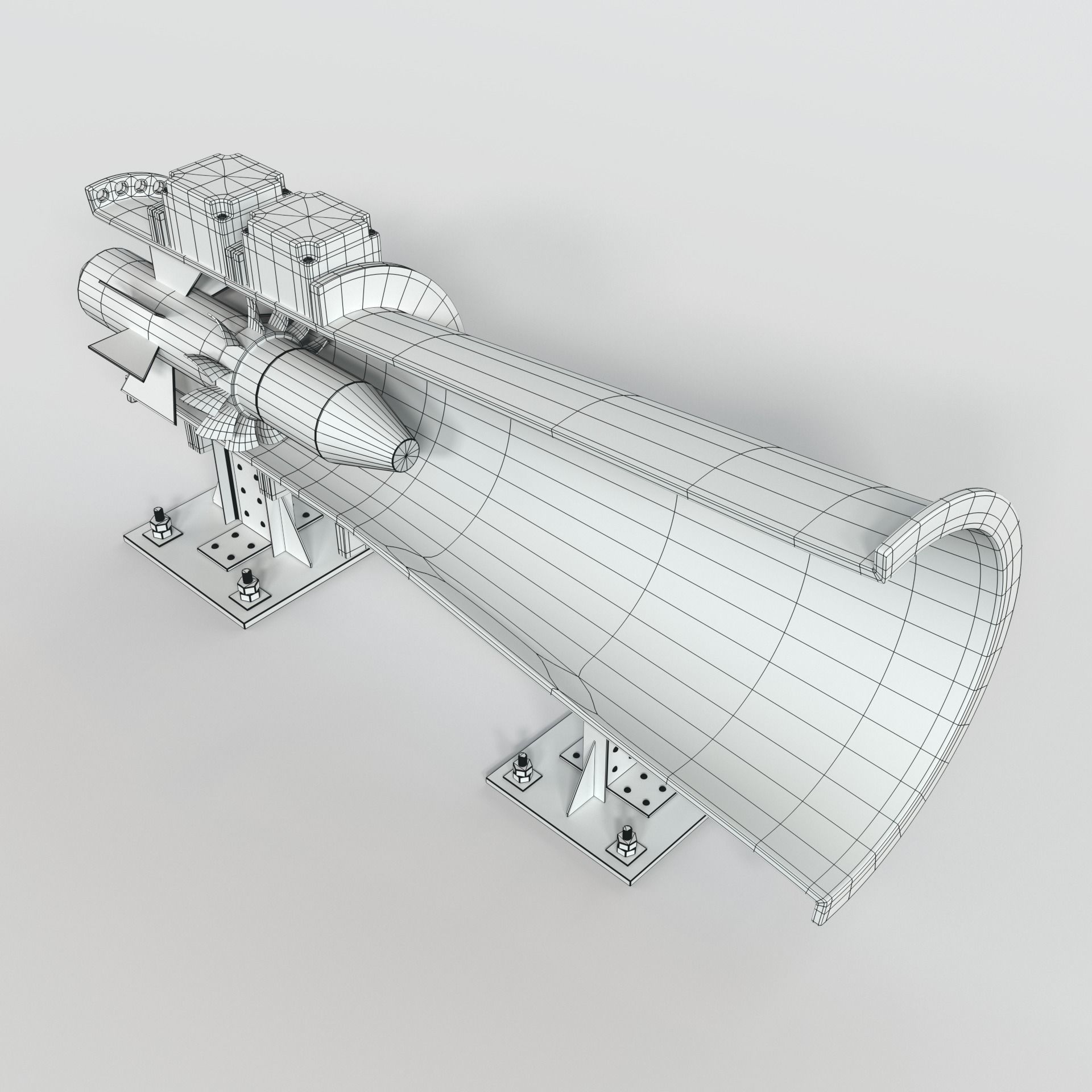 Hydro Power Plant 3D model_6